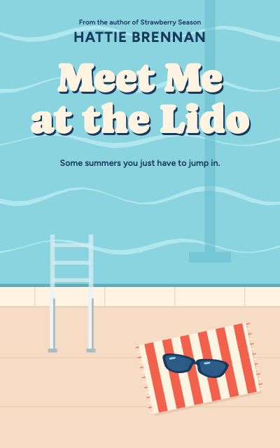 Meet Me at the Lido Romcom Cover template preview