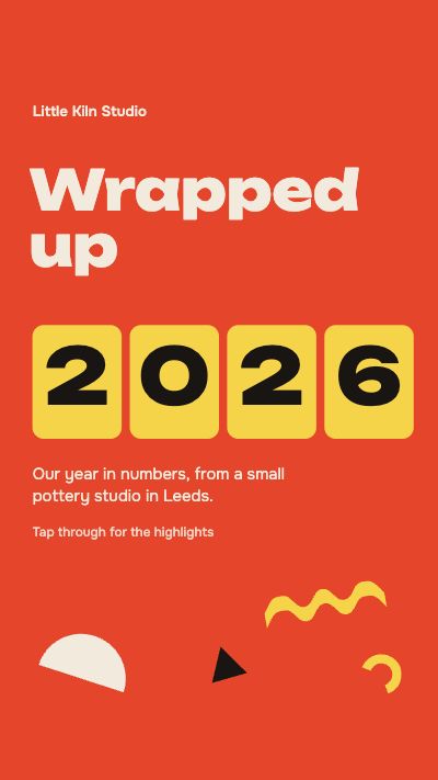 Wrapped Up 2026 Small Business Year in Review Stories template preview