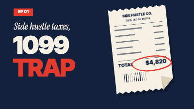 Paper Trail Side Hustle Tax Explainer Thumbnails template preview