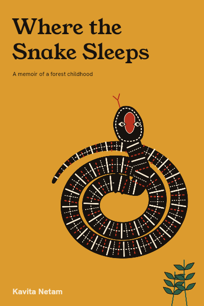 Where the Snake Sleeps Gond Coil Memoir Cover template preview