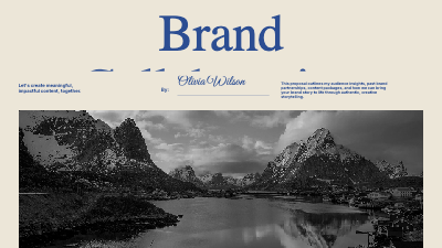 Brand Collaboration Proposal template preview