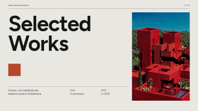 Architecture Portfolio template preview