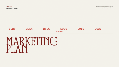 Marketing Plan template preview