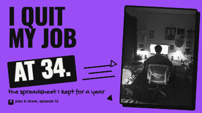 Plan B Show YouTube Thumbnail Series template preview