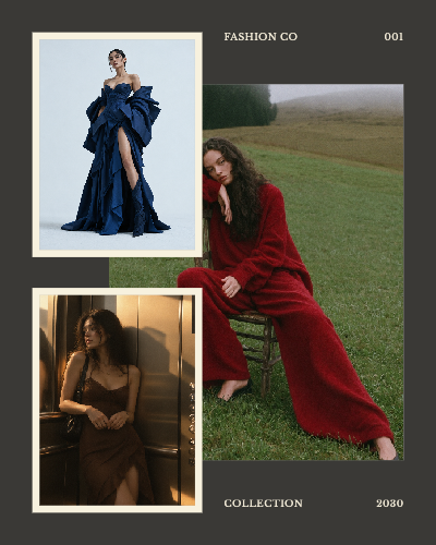 Fashion Collection Collage template preview