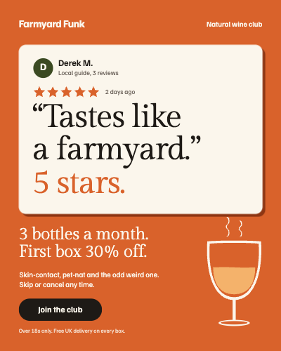Farmyard Funk Natural Wine Club Anti-Ad Set template preview