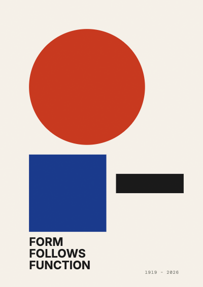 Bauhaus Minimal template preview