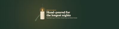 Wickhaven Candle Co Holiday Etsy Banner Set template preview