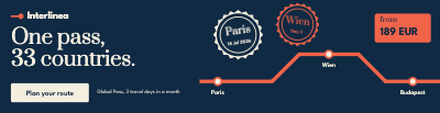 Interlinea Europe Rail Pass Display Set template preview