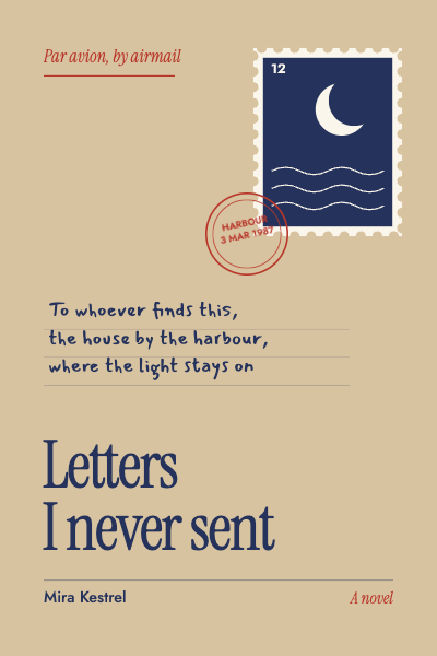 Letters I Never Sent Book Cover template preview