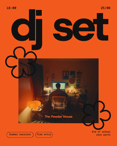 dj set community post Carousel template preview