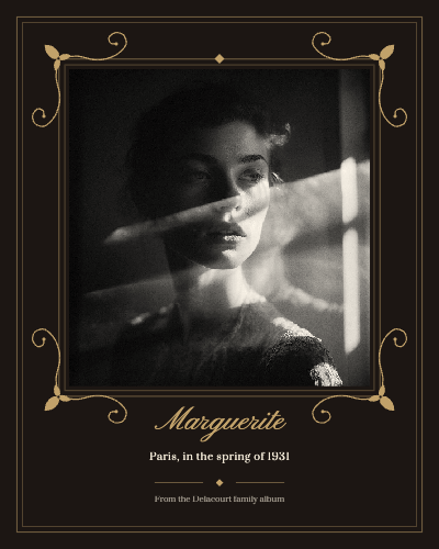 Delacourt Engraved Portrait Frame template preview