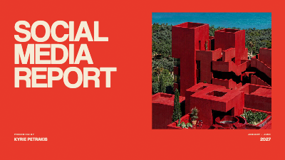 Social Media Report template preview