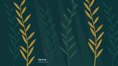 Kelp Forest Ultrawide Desktop Wallpaper template preview