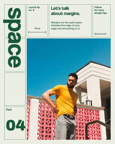Margins Design Tip template preview