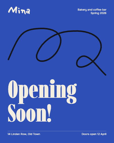 Mina Opening Soon Poster template preview