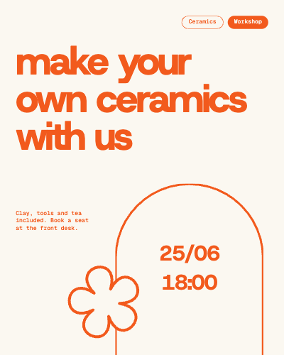 pottery workshop post template preview