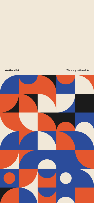 Werkbund Tiles Phone Wallpaper template preview