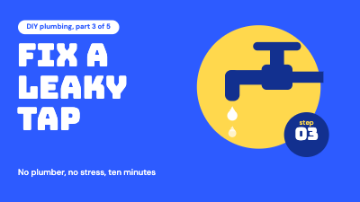 Fix A Leaky Tap How To Thumbnail template preview