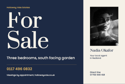 Holloway Vale Estate Agent Yard Signs template preview