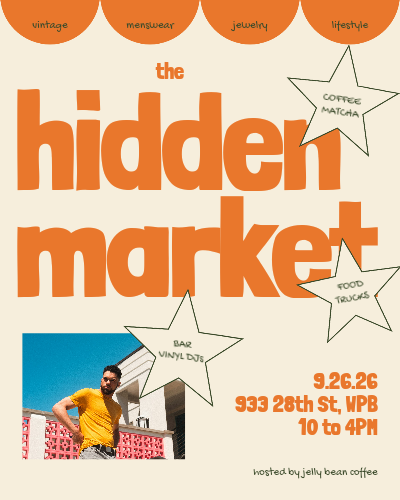 the hidden market flyer template preview