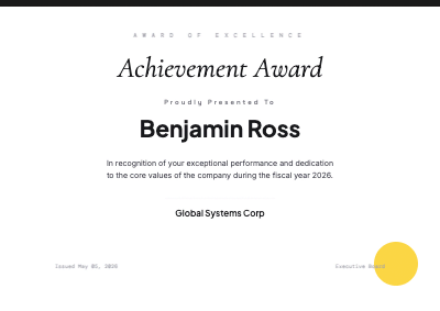 Corporate Excellence template preview