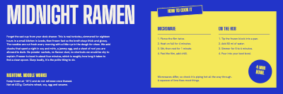 Nightowl Ramen Back Panel template preview