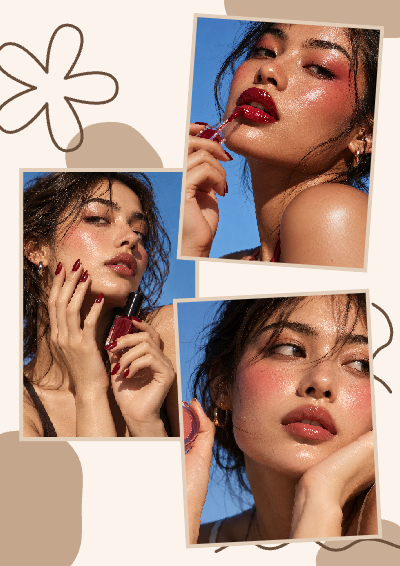 Earthy Moodboard Collage template preview