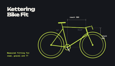 Kettering Bike Fit Studio Business Card template preview