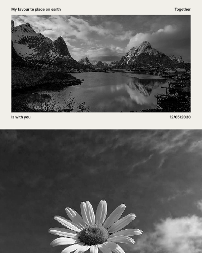 Favourite Place Photo Post template preview