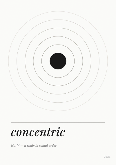 Concentric Study template preview