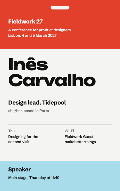 Fieldwork Conference Pass and Boarding Invite template preview