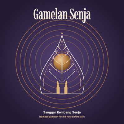 Gamelan Senja Balinese Ambient Album Cover template preview