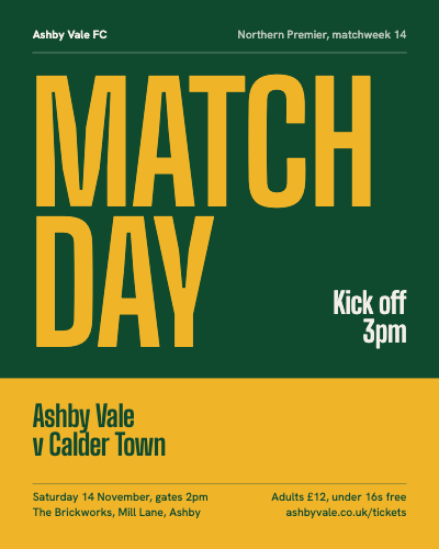 Ashby Vale Matchday Kit template preview