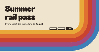 Summer Rail Pass Link Preview template preview