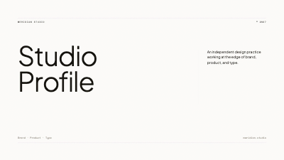 Company Profile Minimal template preview