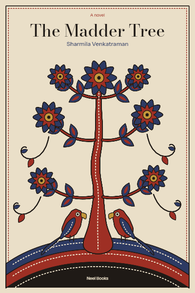 The Madder Tree Kalamkari Novel Cover template preview