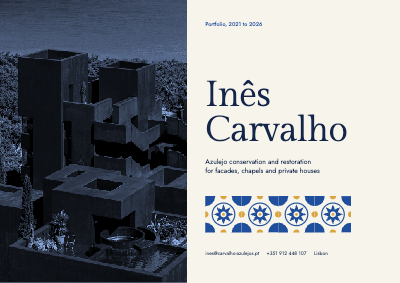 Ines Carvalho Azulejo Restorer Portfolio template preview
