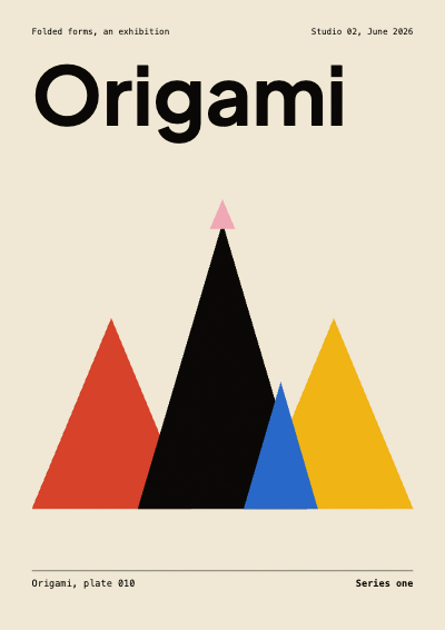 Origami template preview