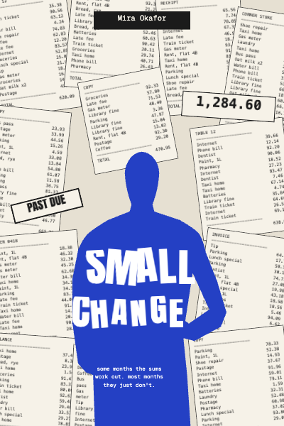 Small Change Receipt Collage Cover template preview