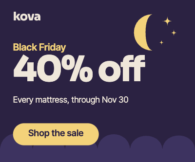 Kova Sleep Black Friday Display Ad Set template preview