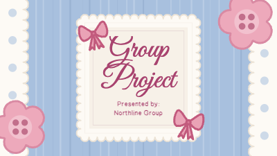 Lace Group Project Deck template preview
