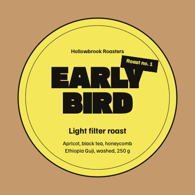 Hollowbrook Coffee Roast Stickers template preview