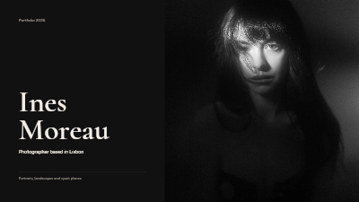 Photographer Portfolio template preview