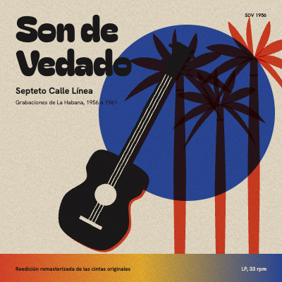 Son de Vedado Cuban Son Reissue LP Cover template preview