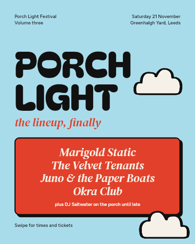 Porch Light Festival Lineup Post template preview