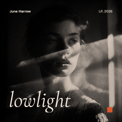 Lowlight Indie Album Cover template preview