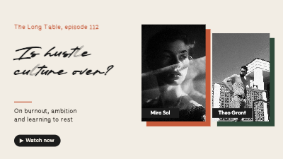 Long Table Podcast Episode Thumbnail template preview