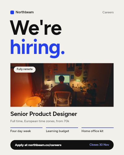 We Are Hiring Post template preview