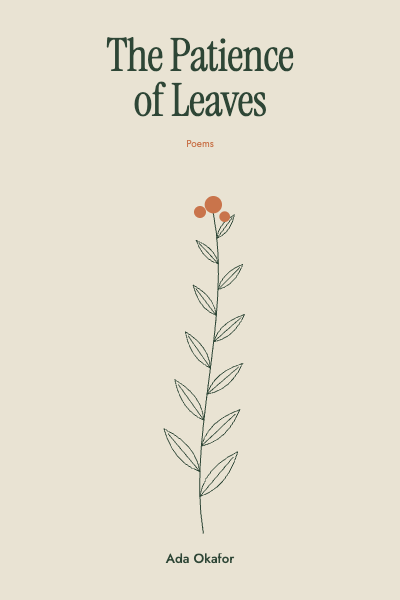 The Patience of Leaves Poetry Cover template preview